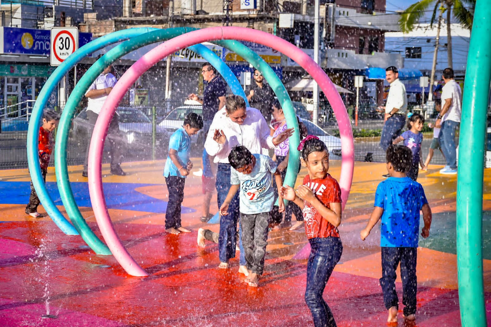 Niños disfrutarán de sus vacaciones con la reapertura del Oasis Interactivo en el Parque Martiniano Carvajal