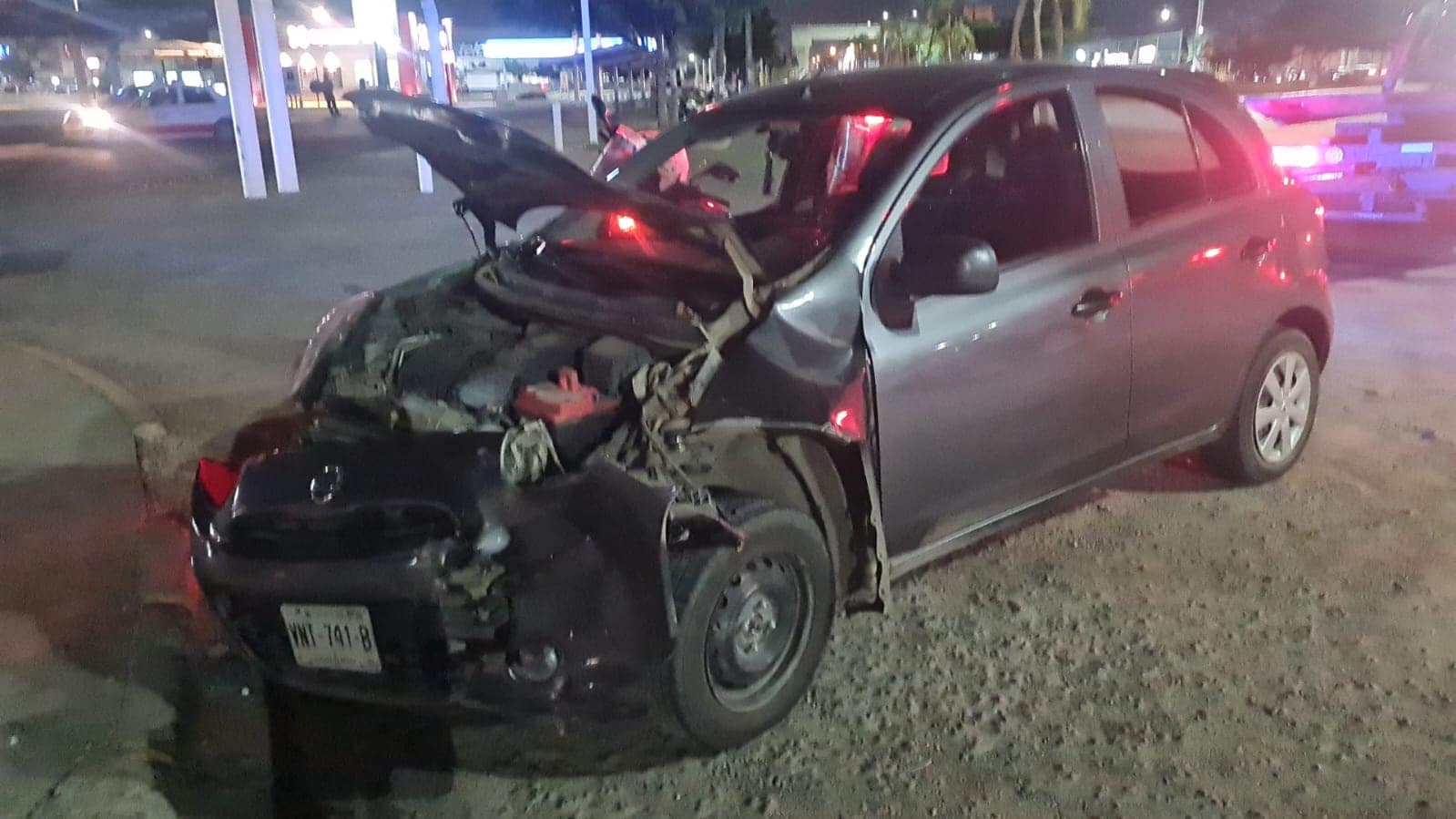 Motociclista sufre amputación tras ser embestido en Mazatlán