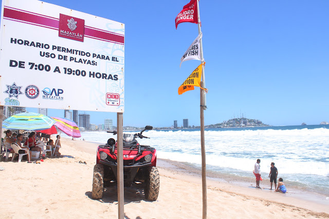 ¿Visitas las playas de Mazatlán?, Sigue estas recomendaciones para que tu estadía sea segura.