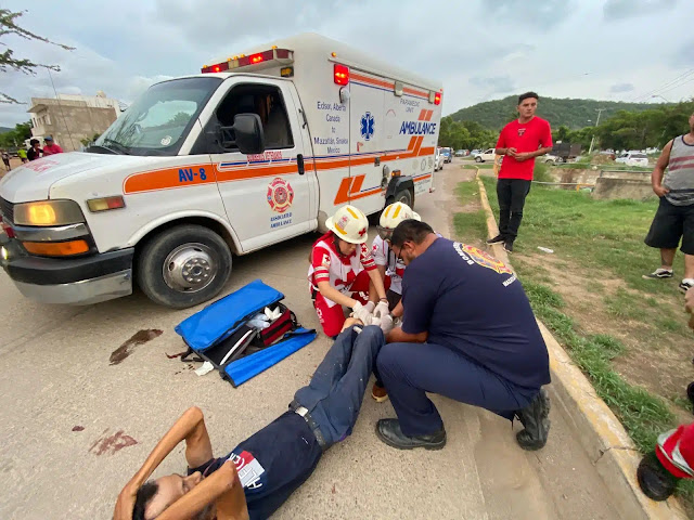 Ciclista es atropellado en Santa Teresa por motociclistas