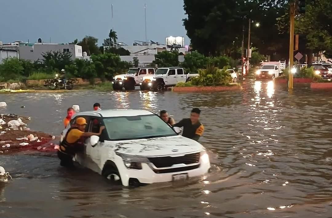 Solo daños materiales tras las lluvias de esta tarde: Protección Civil