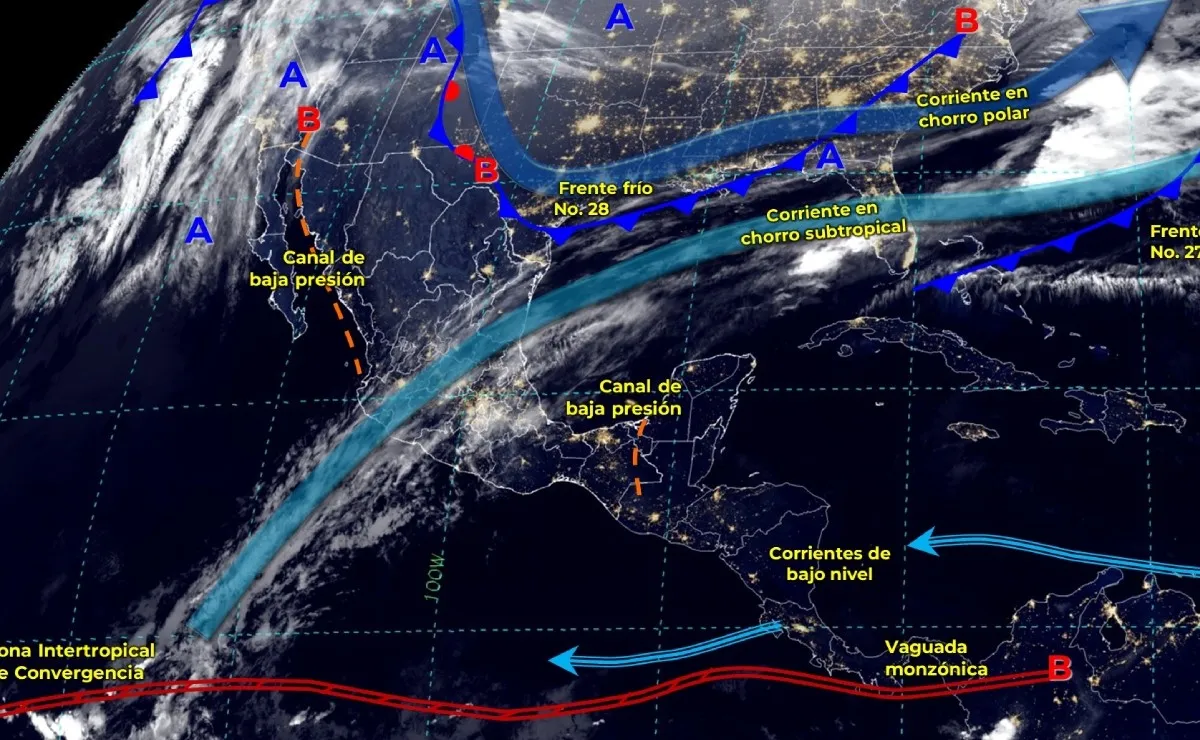 Clima hoy: Posible ciclón, heladas y temperaturas de hasta 40°C según el pronóstico de CONAGUA