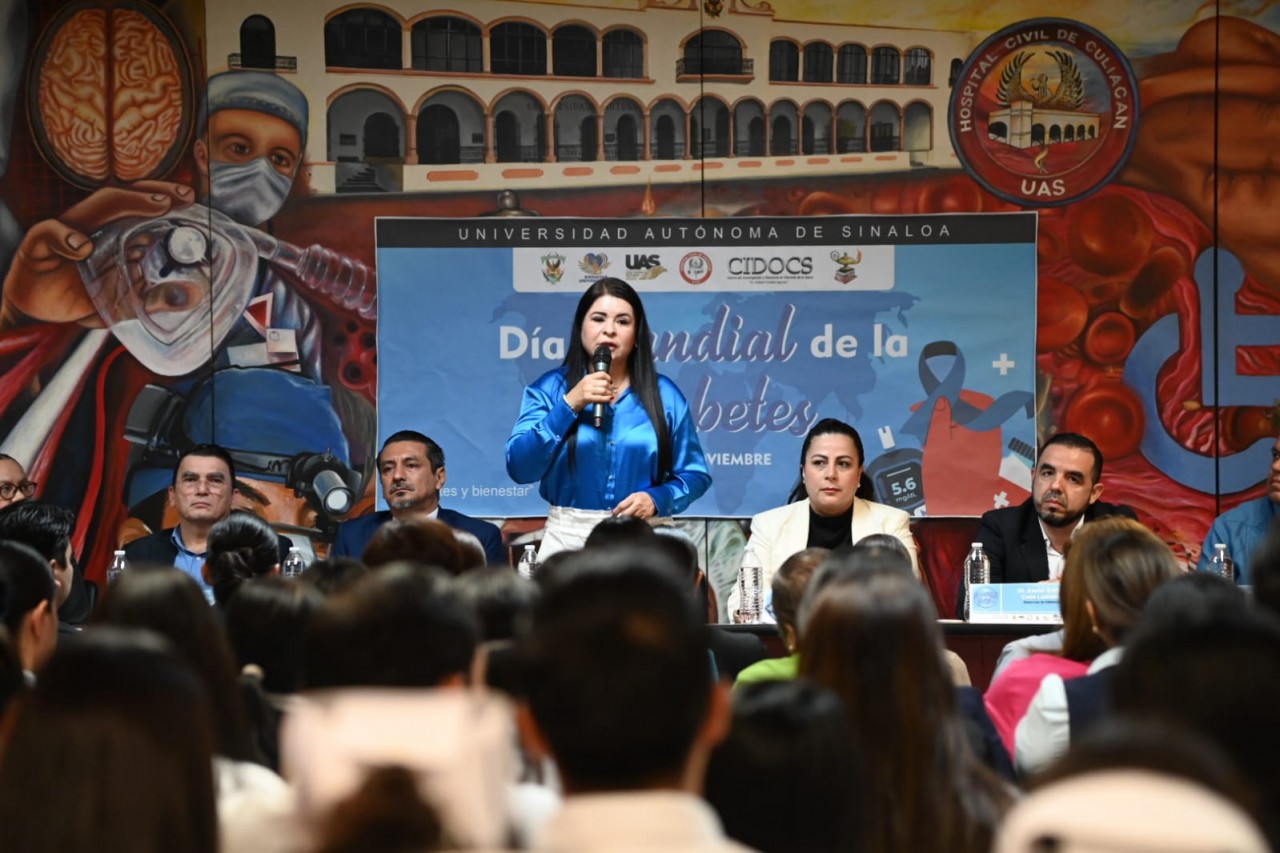 EN BUSCA DE CONCIENTIZAR SOBRE SU IMPACTO, PREVENCIÓN Y MANEJO, LA UAS PONE EN MARCHA CICLO DE CONFERENCIAS POR EL DÍA MUNDIAL DE LA DIABETES