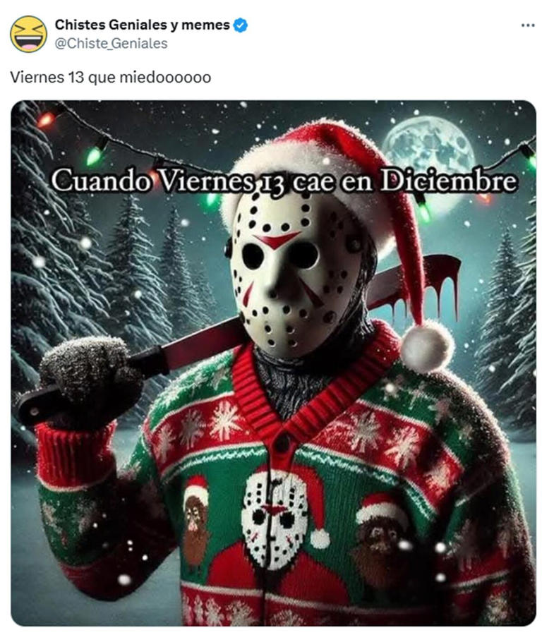 Los mejores memes del viernes 13; usuarios rinden tributo a la mala suerte