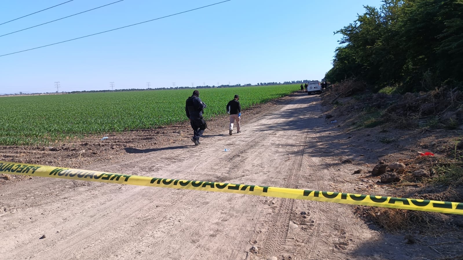 Ubican a un hombre asesinado en terracería de San Pedro Navolato.